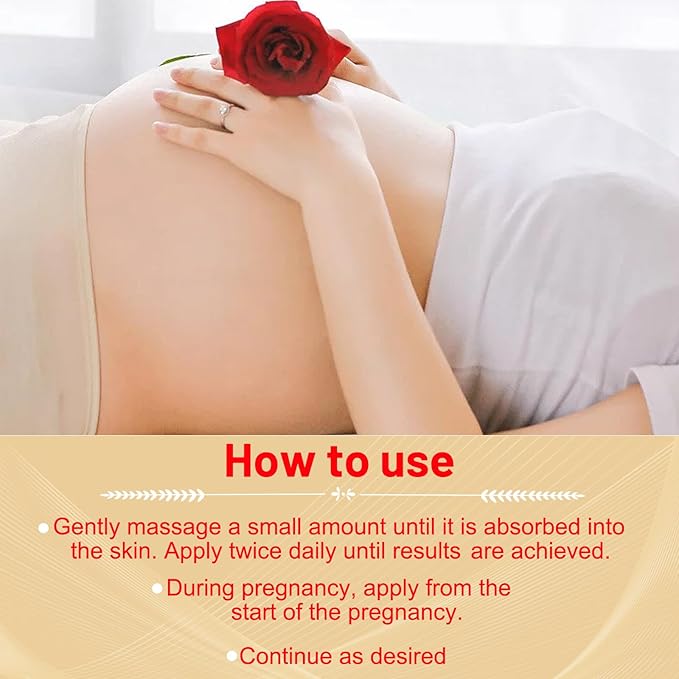 Stretch Mark Cream Stretch Mark Oil for Pregnancy, Stretch Mark Removal Belly Butter for Pregnant Women To Prevent And Repair Maternity Stretch Marks Scar Cream 2.82 Oz Skincare Body Oil 4.2 Fl.oz