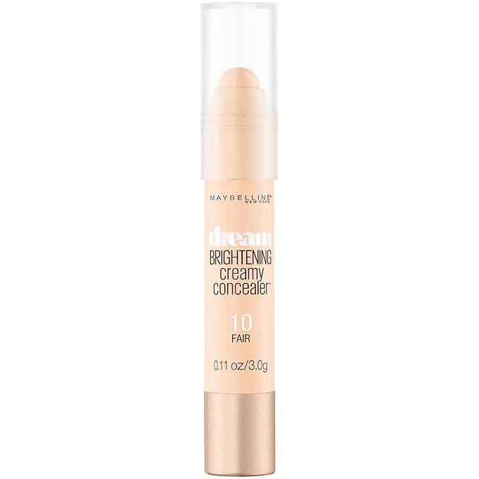 Maybelline New York Dream Brightening Creamy Concealer, Fair, 0.11 oz.