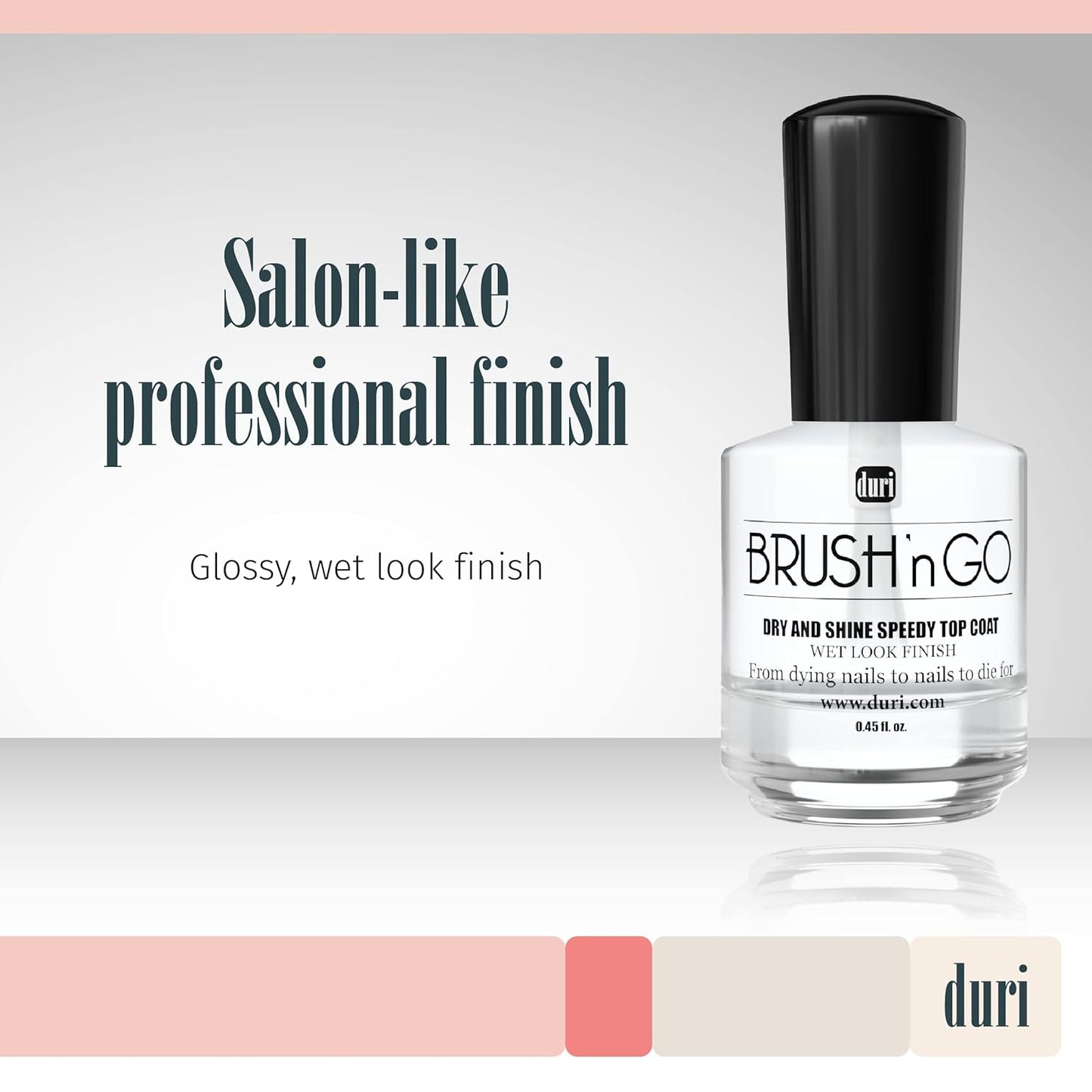 duri Brush’n Go Dry and Shine Speedy Top Coat (Brush'N Go (Pack of 2))