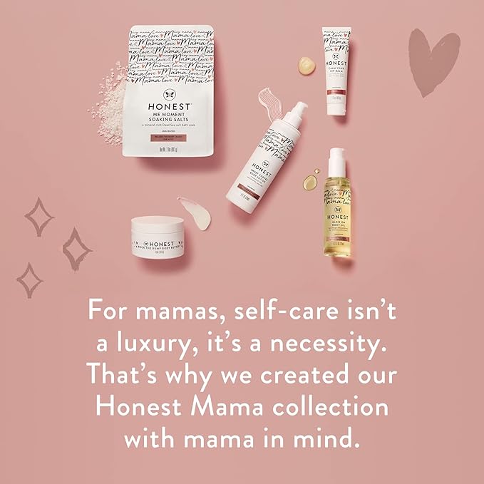 The Honest Company Honest Mama Body + Belly Bump Love Bundle | Moisturizing, Plant-Based Oil + Stretch Mark Butter Cream