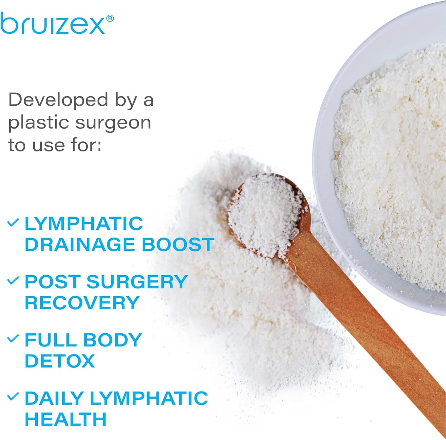 Arnica Montana Bath Salts, Espom Salt Bath Soak for Lymphatic Drainage & Body Detox, Epsom Salts for Soaking with Essential Oils, Bath Salts for Pain Relief, Swelling & Post Surgery, 1 Lb