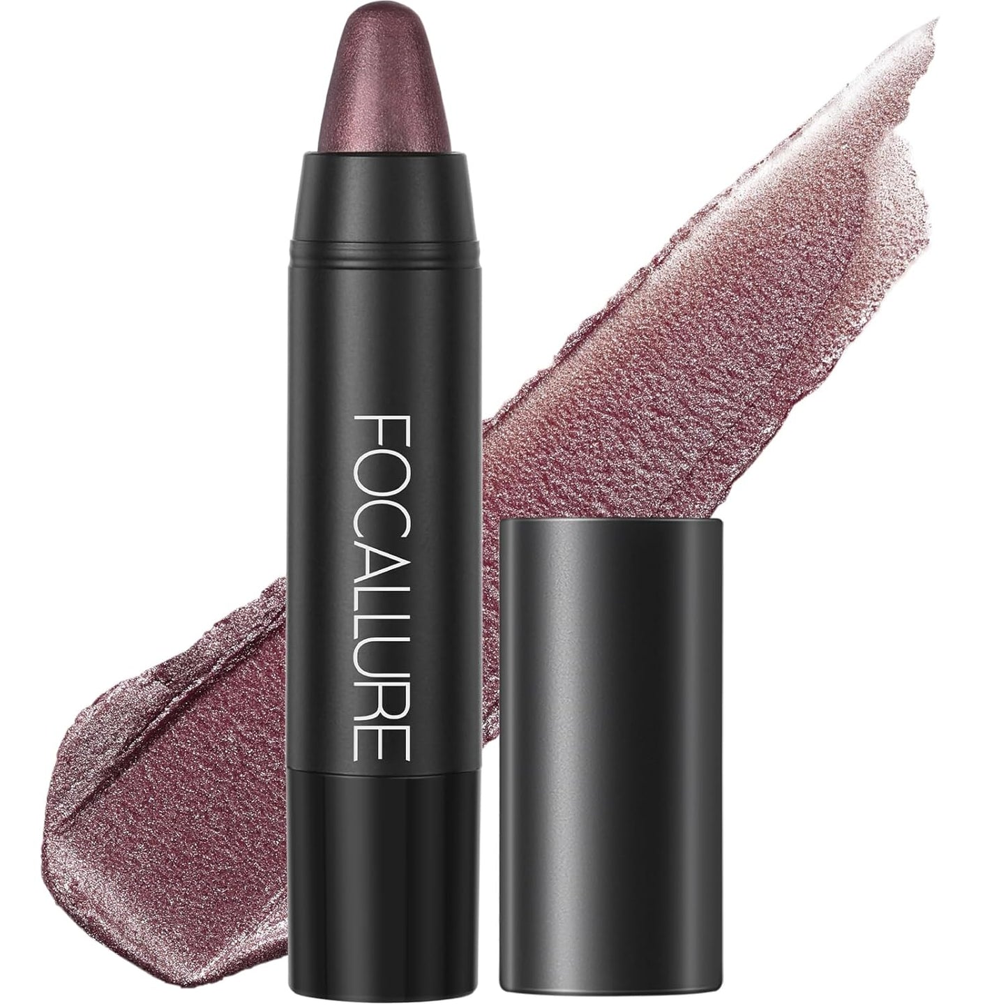 FOCALLURE Ultra Chic Metallic Lipstick,Rich Vitamin E Lip Crayon,Lightweight Shinning Color without Drying or Fading,Long Lasting Lips Makeup,#22 Pottery