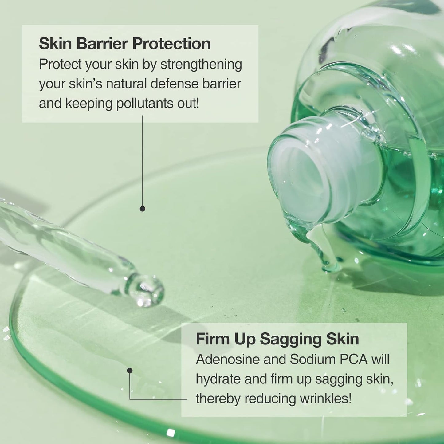 Skin Barrier Fluid – Anti-Wrinkle Ampoule with Adenosine, Hydrolyzed Collagen, Improves Elasticity & Firmness, Hydrating Serum for Dry & Aging Skin. 1.69 fl.oz (50ml)