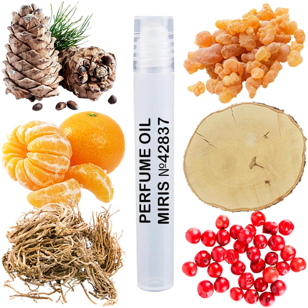 MIRIS Perfume Oil No. 42837, Inspired by Gentlemen Only, Long-Lasting Men Roll-On, Rollerball 0.34 Fl Oz / 10 ml
