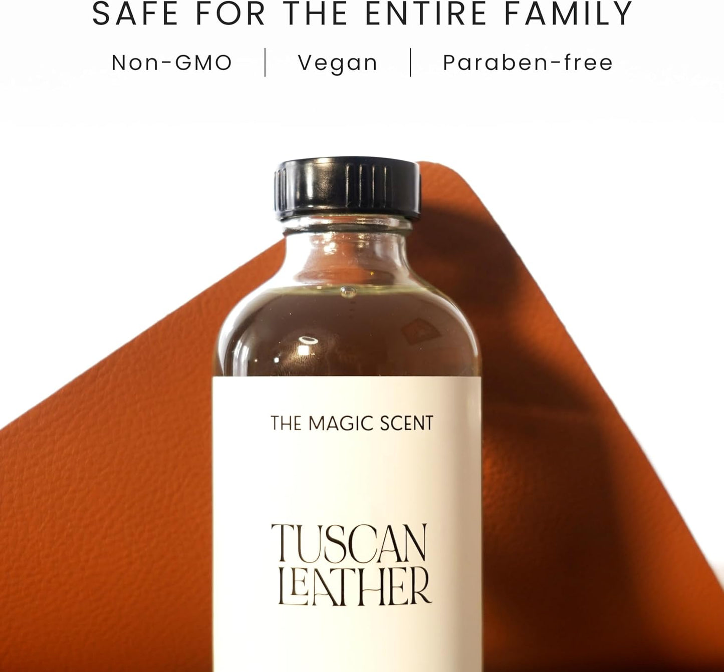 Tuscan Leather Diffuser Oil - Hotel & Home Luxury Scents - Diffuser Oil Scents for Home Designed for Use in All Diffusers - 16.9 fl oz, 500 mL