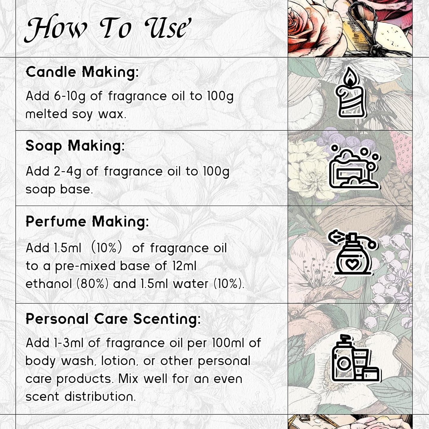 HIQILI Aldehyde Dance Fragrance Oil for Making Candle, Scented Home Decor, Room Spray, Skin & Body, Essential Oil Diffuser - 5.07 Fl Oz