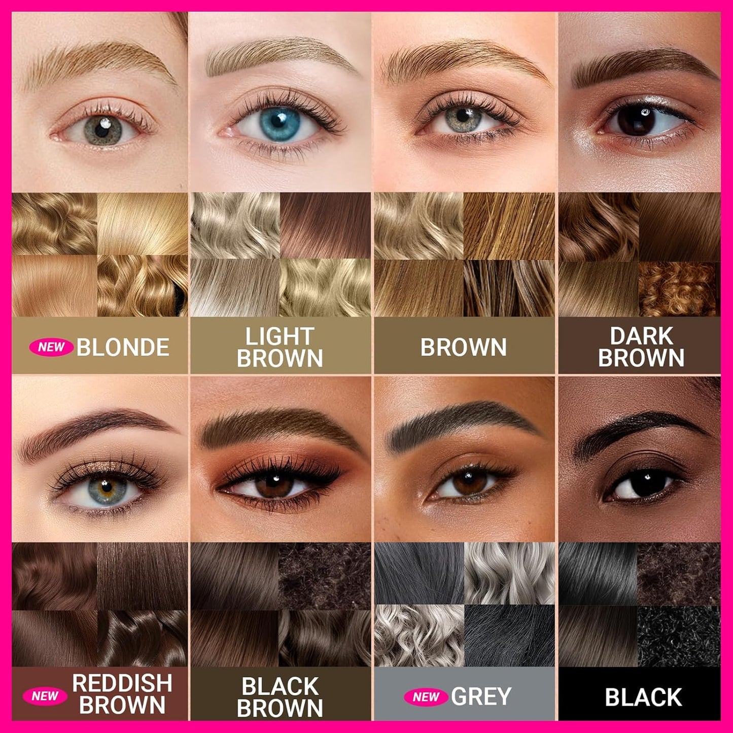 iMethod Curved Eyebrow Pen - 2-in-1 Dual-Ended Eyebrow Pencil with Curved Tip and Precise Brush-Tip, Microblading Eyebrow Pen for Natural Hair-Like Brows, Long Lasting, Reddish Brown