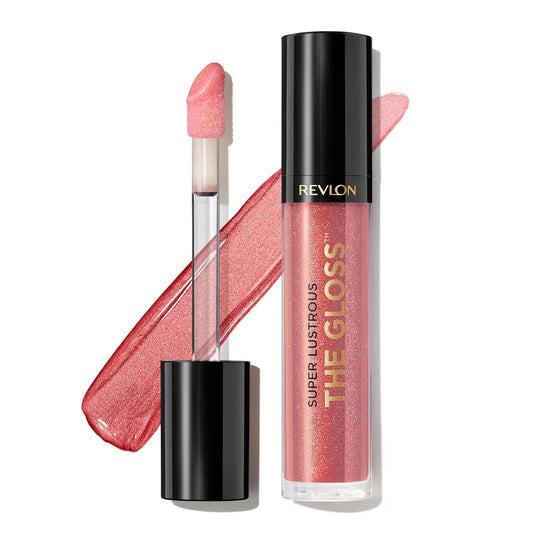 Revlon Super Lustrous Lip Gloss, Non-Sticky, Hydrating, High Shine Finish, 246 Blissed Out, 0.13 oz