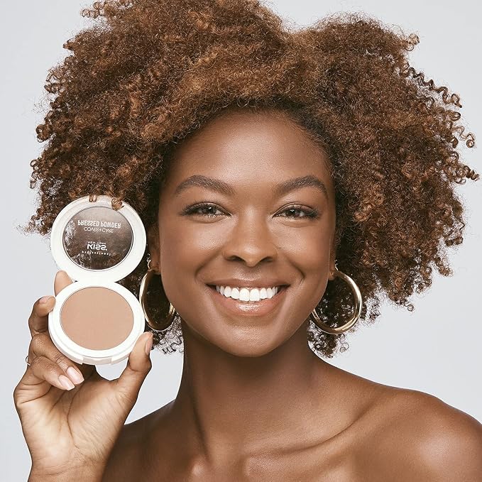 KISS Cover and Care Acne Control Pressed Powder Shine Free Face Light Weight Makeup Setting Powder - APP339 (Coconut)