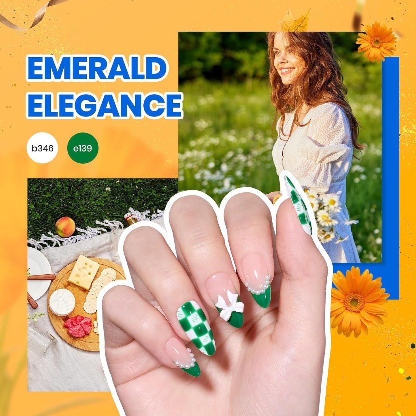 Beetles Gel Nail Polish Kit with U V Light - 53 Pcs Emotional Spectrum Pro 32 Colors Gel Nail Kit with Base &Matte &Glossy Top Coat and Tools Decoration Manicure Set Soak Off Gifts for Women Girls