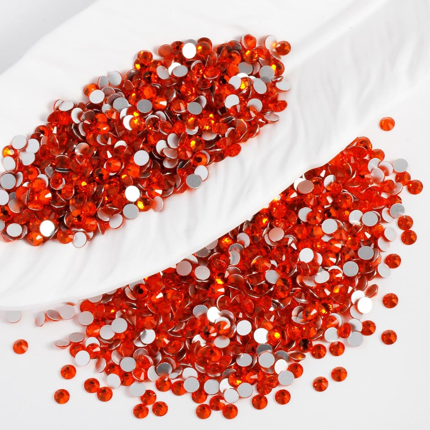 2000PCS SS12 Flatback Rhinestones | 12-Facet Diamond-Cut Glass Gems for Nail Art, Clothing, DIY Crafts |Glue-On Decoration Stones with Silver Backing(Hyacinth)