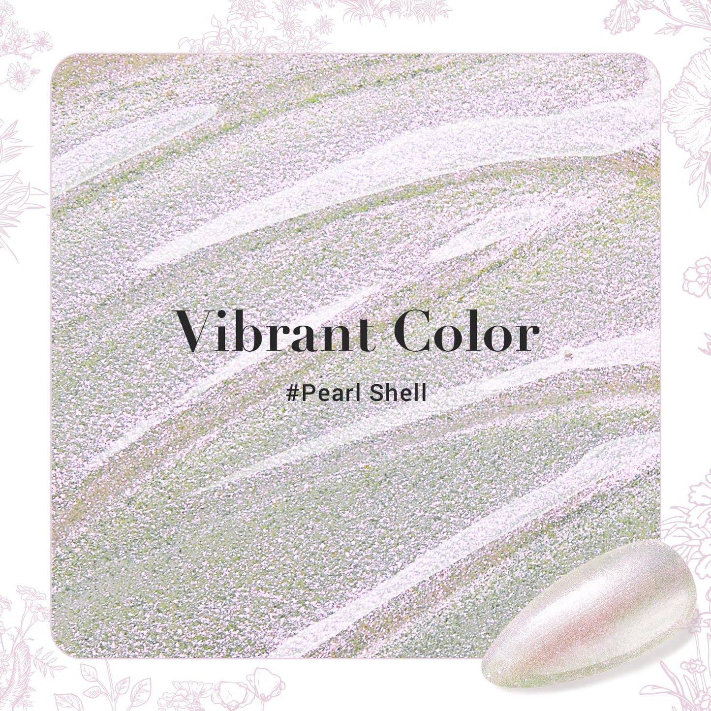 AZUREBEAUTY Shine Glitter Nail Polish Quick Dry Vegan Nail Polish Natural Shine Nail Lacquer Salon-Quality for Women Girl Gift Set 1Pcs 0.34 fl oz