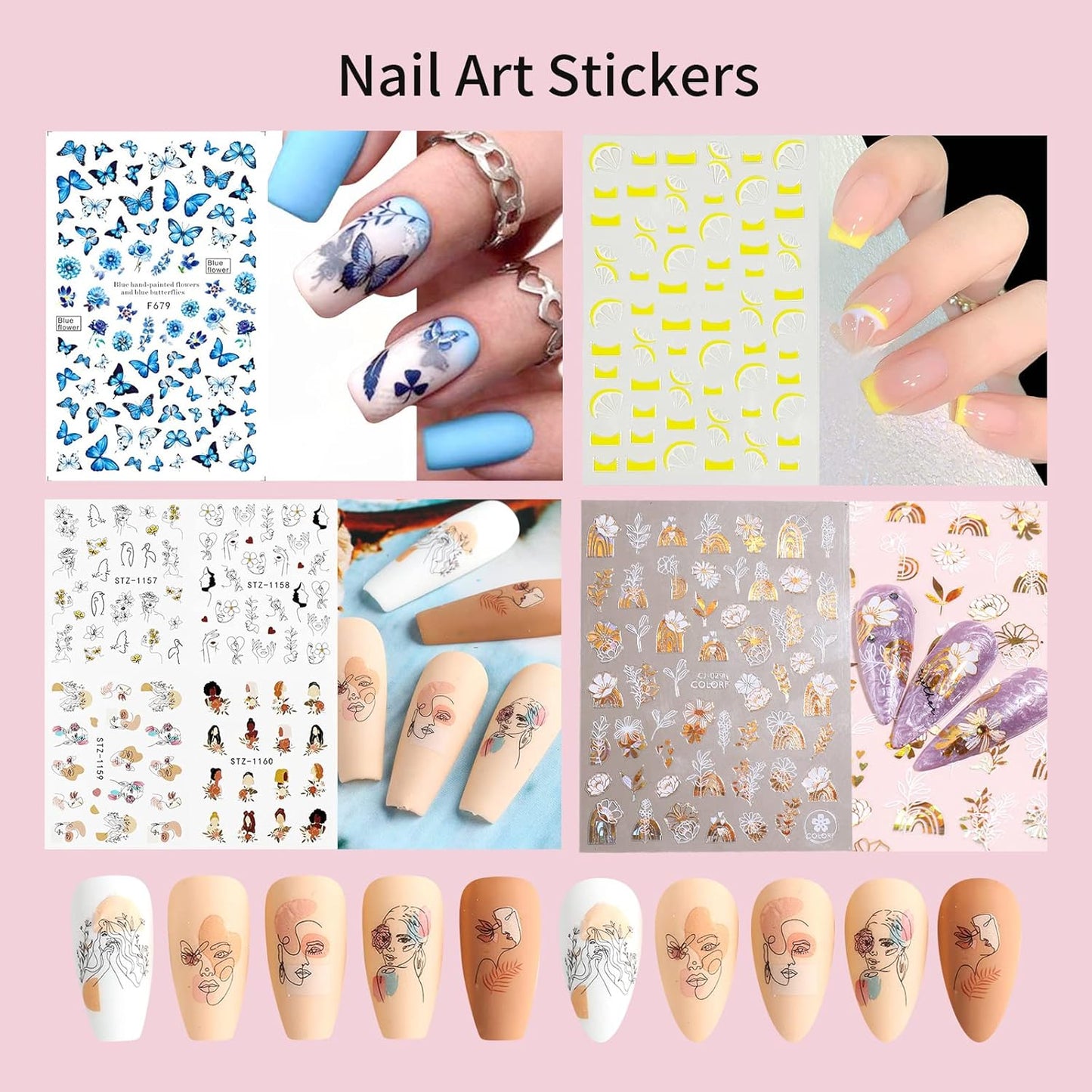 X&D Poly Gel Nail Kit 3 Colors Natural Clear Colors Poly Nail Gel Kit Nail Extension Builder Nail Gel Quick Manicure Home DIY Set for Women (Transparent, Nude Pink, White)