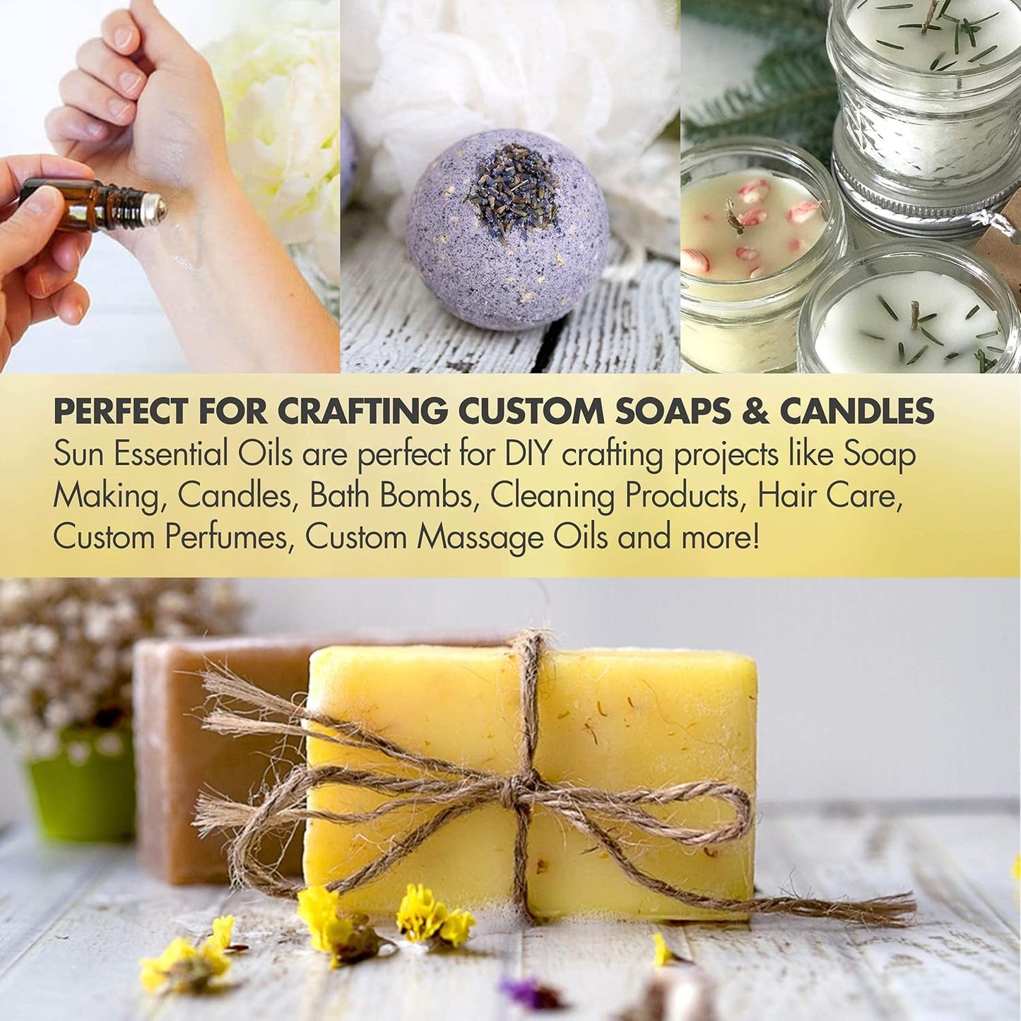 Sun Essential Oils Spearmint Essential Oil 8 oz – for Diffusers, Massage & Aromatherapy