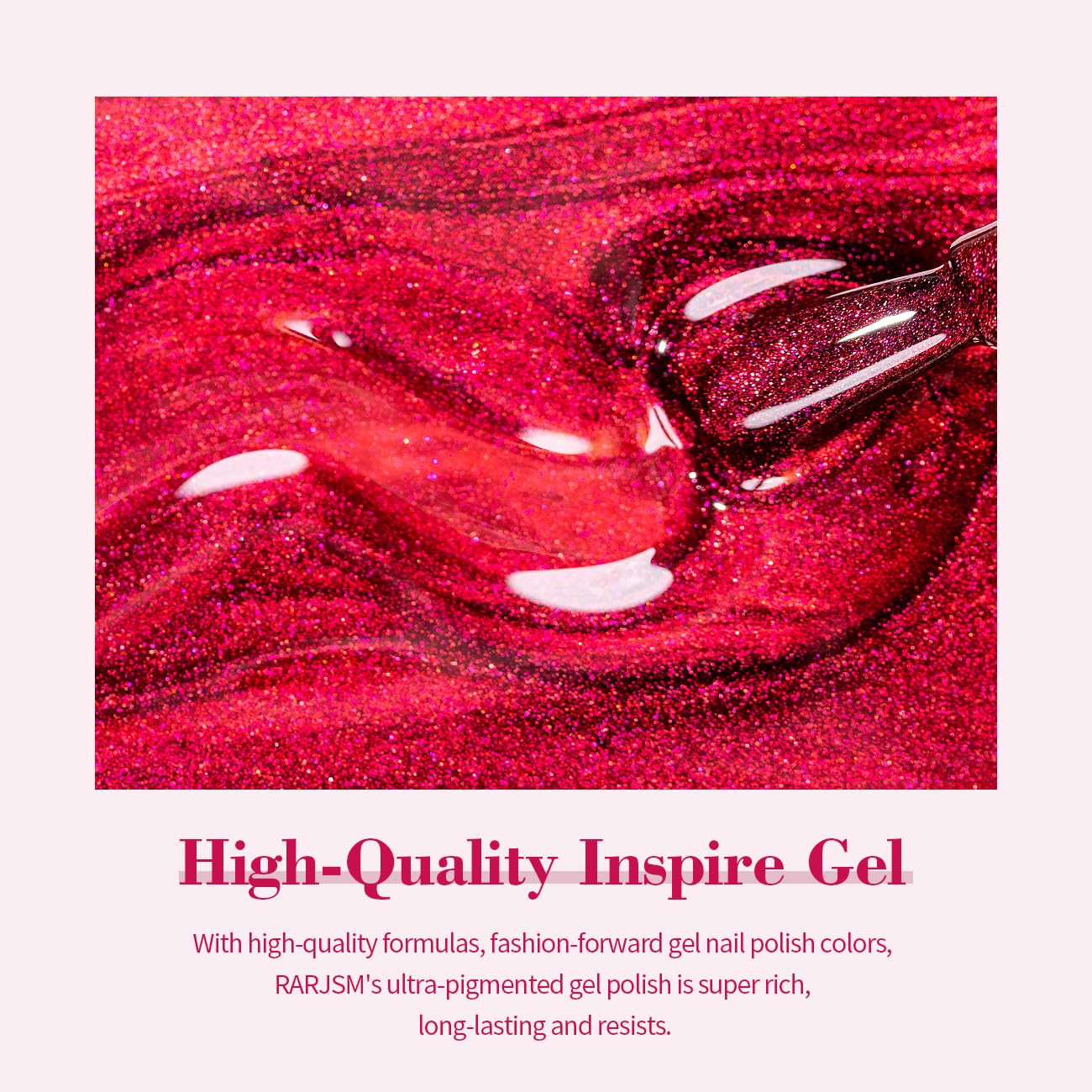 RARJSM Red Cat Eye Gel Nail Polish Diamond Dark Red Velvet Cateye Gel Polish 15ml Single Bottle with Magnet Stick Reflective Shimmer UV LED Curing Requires Soak Off for Home Salon Christmas Manicure