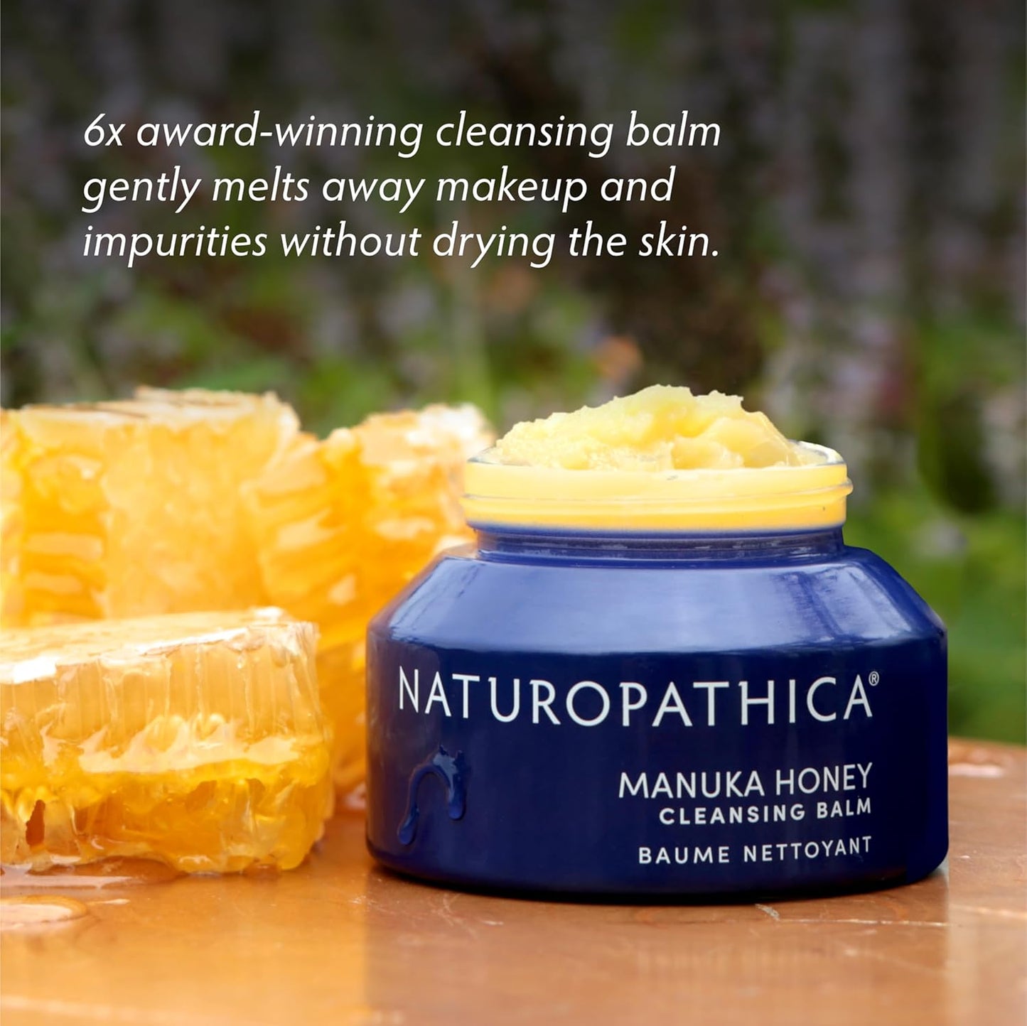 Naturopathica Manuka Honey Cleansing Balm, Manuka Honey Skin care, Makeup Removing Facial Cleanser, Gentle and Hydrating Face Wash, Cleansing Balm 2.8 fl oz