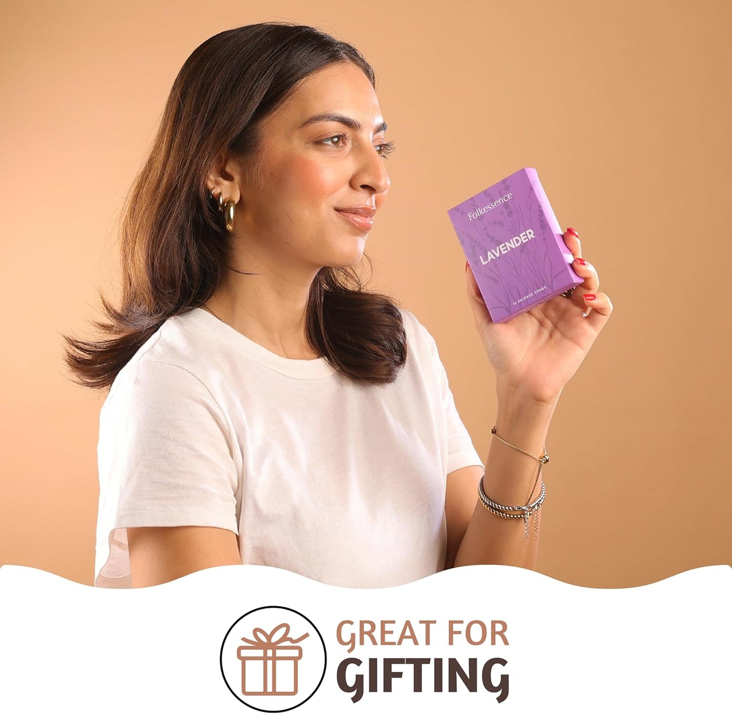 Folkulture Incense Cones Scented | Set of 2 Inscents-Cones (30 Cones) | Lavender & Jasmine | Variety Pack Insence Cones for Relaxation and Meditation | Isenses for Gifts for Her