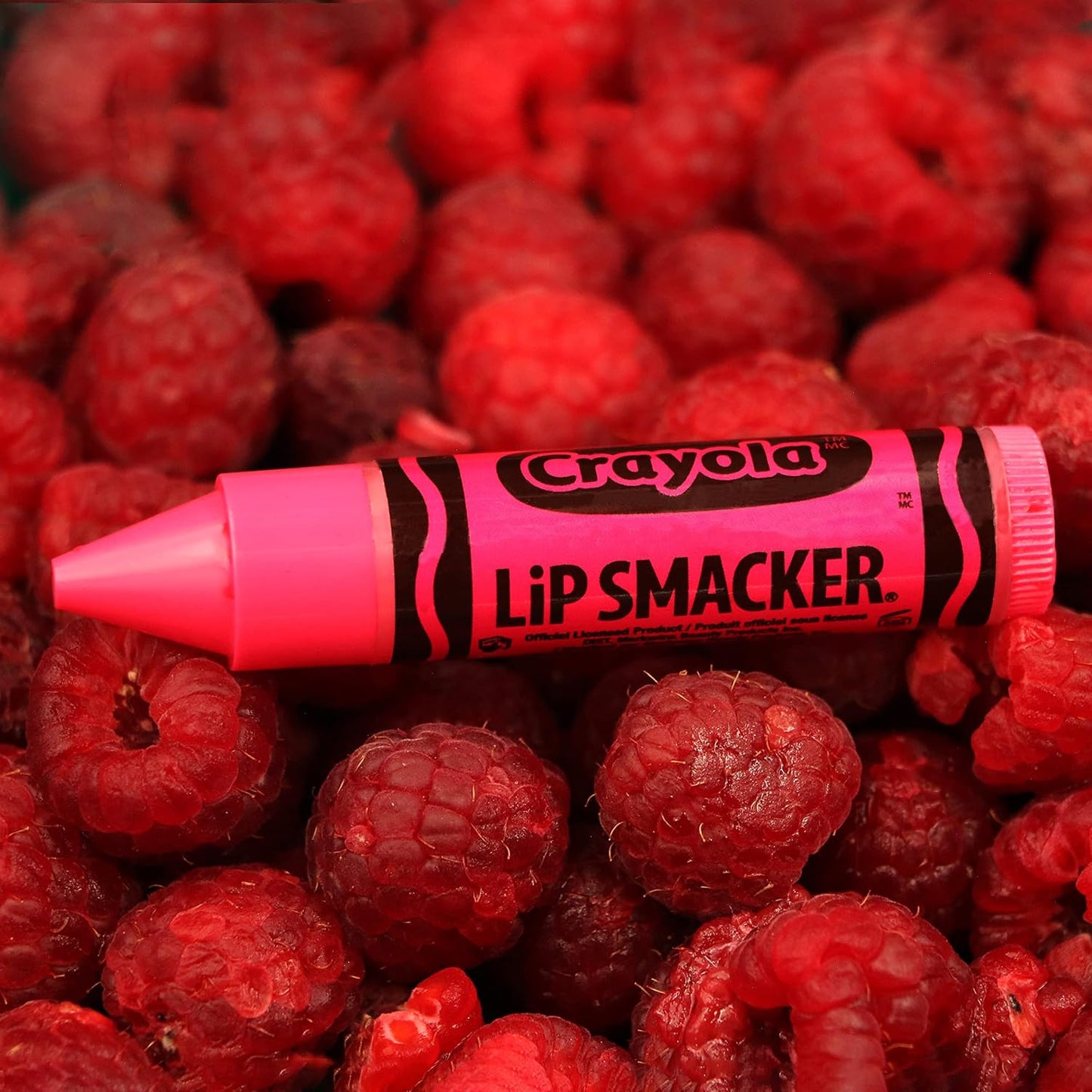 Lip Smacker Crayola Lip Balm Party Pack - 8 Moisturizing Lip Balms, Cotton Candy, Orange, Sherbert, Watermelon, Berry, Apple, Banana, Hydrating & Protecting - Cruelty-Free