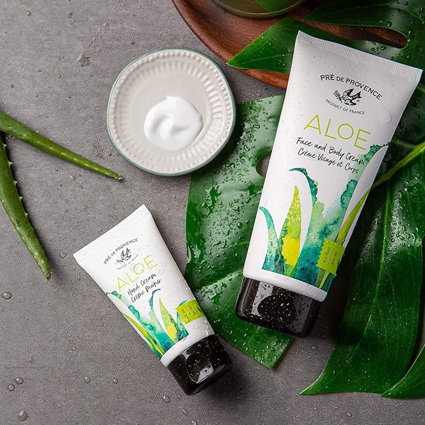 Organic Aloe Collection Hydrating Face and Body Cream (6.7oz), Fresh Cucumber Scent