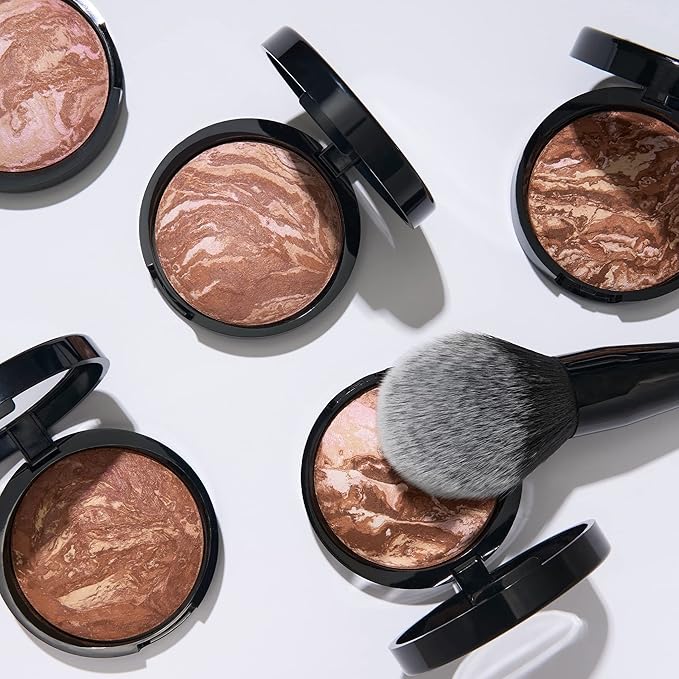 LAURA GELLER NEW YORK Bronze-n-Brighten Multipurpose Bronzer, Deep + Classic Bronzer Brush