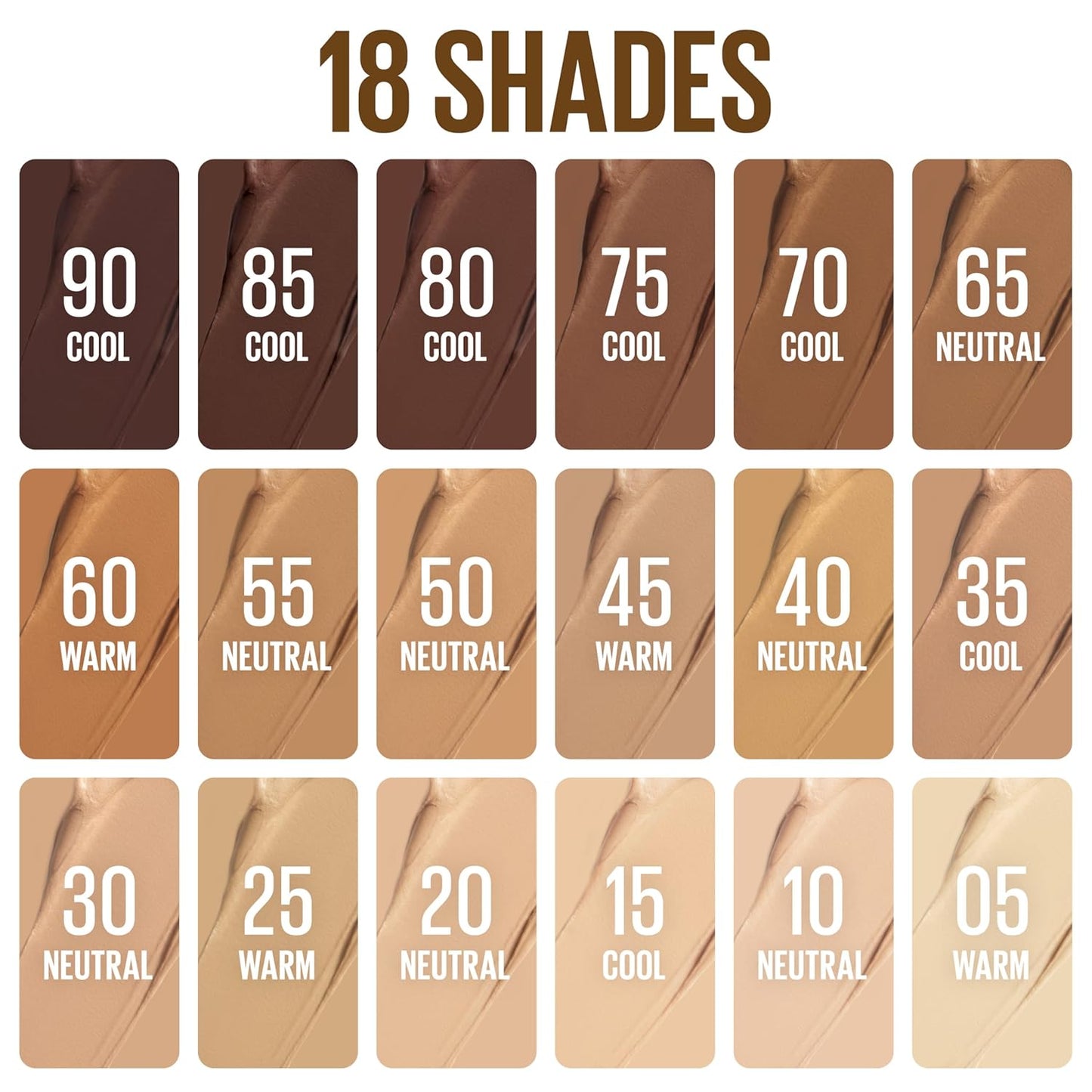 Maybelline Lifter Stix Multi-Use Face Stick - Contour, Bronzer, Concealer and Foundation Stick, All-In-One Creamy Face Makeup with Cranberry Seed Oil, 20, 1 Count