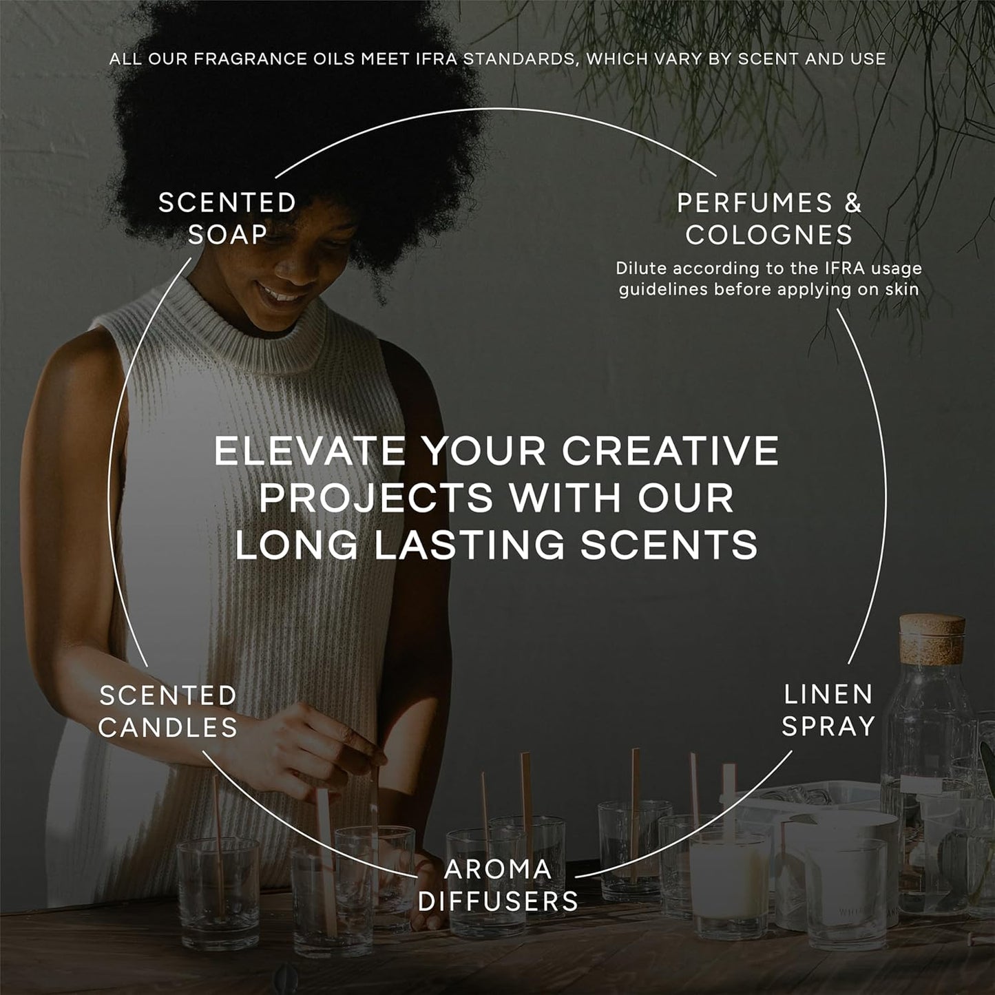 Eternal Essence Oils Citrus Set of 6 Premium Fragrance Oils - Lemon Grass, Blossom, Sugar, Lime, Grapefruit, and Pineapple - for Diffusers, Candle & Soap Making, & Aromatherapy - 10ML