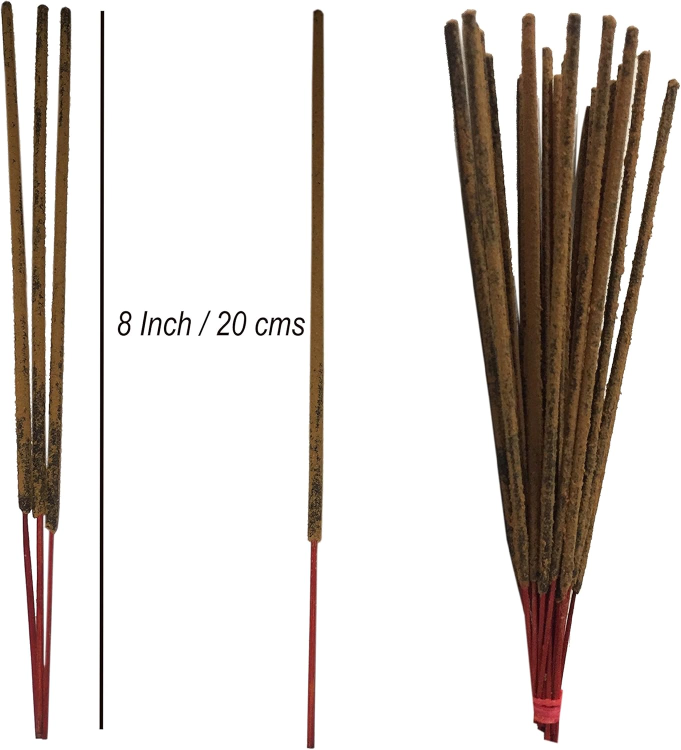 Raajsee Nag Champa Incense Sticks 100 Gm Pack-100% Pure Organic Natural Hand Rolled Free from Chemicals-for Church,Aroma Therapy,Relaxation,Meditation & Sensual Therapy