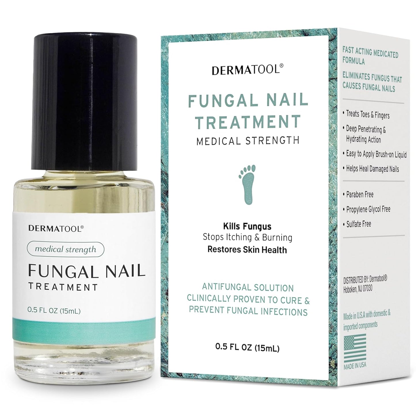 Toenail Fungus Treatment Extra Strength Antifungal Solution and Nail Fungus Treatment for Toenail - Repairs Fungal Damaged, Yellow, Thick, Discolored Nails - Fingernails and Toe Nail Fungus Treatments