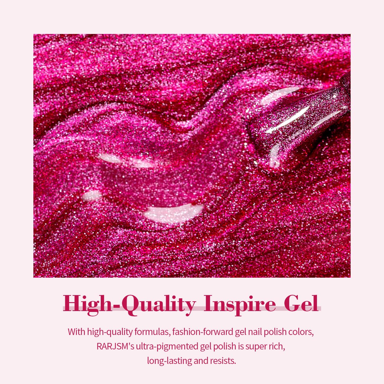 RARJSM 9D Magnetic Cat Eye Gel Nail Polish Purple Pink Silver Velvet Cateye Gel Polish 15ml Galaxy Universal Glitter Shimmer Ice Gel Polish with Magnet Stick UV LED Curing Require Soak Off Home Salon