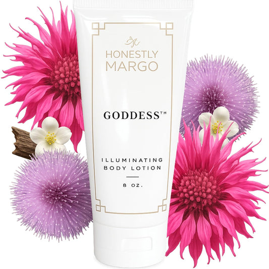 Goddess Illuminating Body Lotion (6 Oz) – Alluring Luxury Women’s Fragrances, Subtle Golden Shimmer for a Soft Body Glow, Nourish Hydrating Lotion with Natural Fruit Oils and Extracts