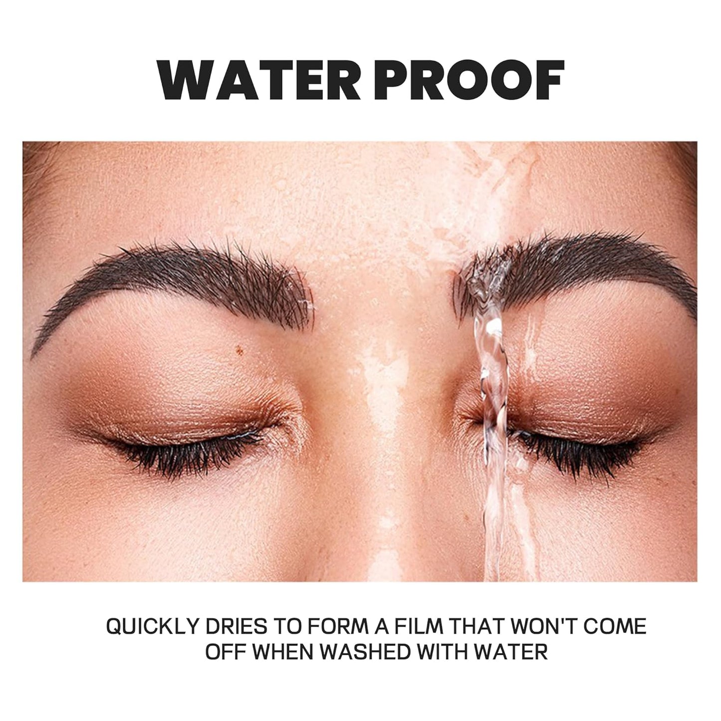 2 Pack Microblading Eyebrow Pen and Brow Tint for Women with Angled Brush & Dip to Effortlessly Create Natural Hair Like Brows, Waterproof Fast Eye Brow Makeup Pencil, Last All Day (Dark Brown)