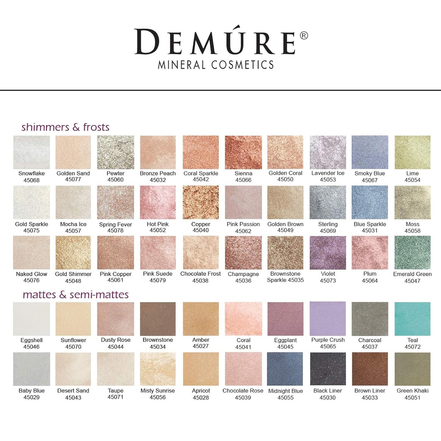 Demure Mineral Make Up Eye Shadow (Castle Rock), Matte Eyeshadow, Loose Powder, Eye Makeup, Professional Makeup