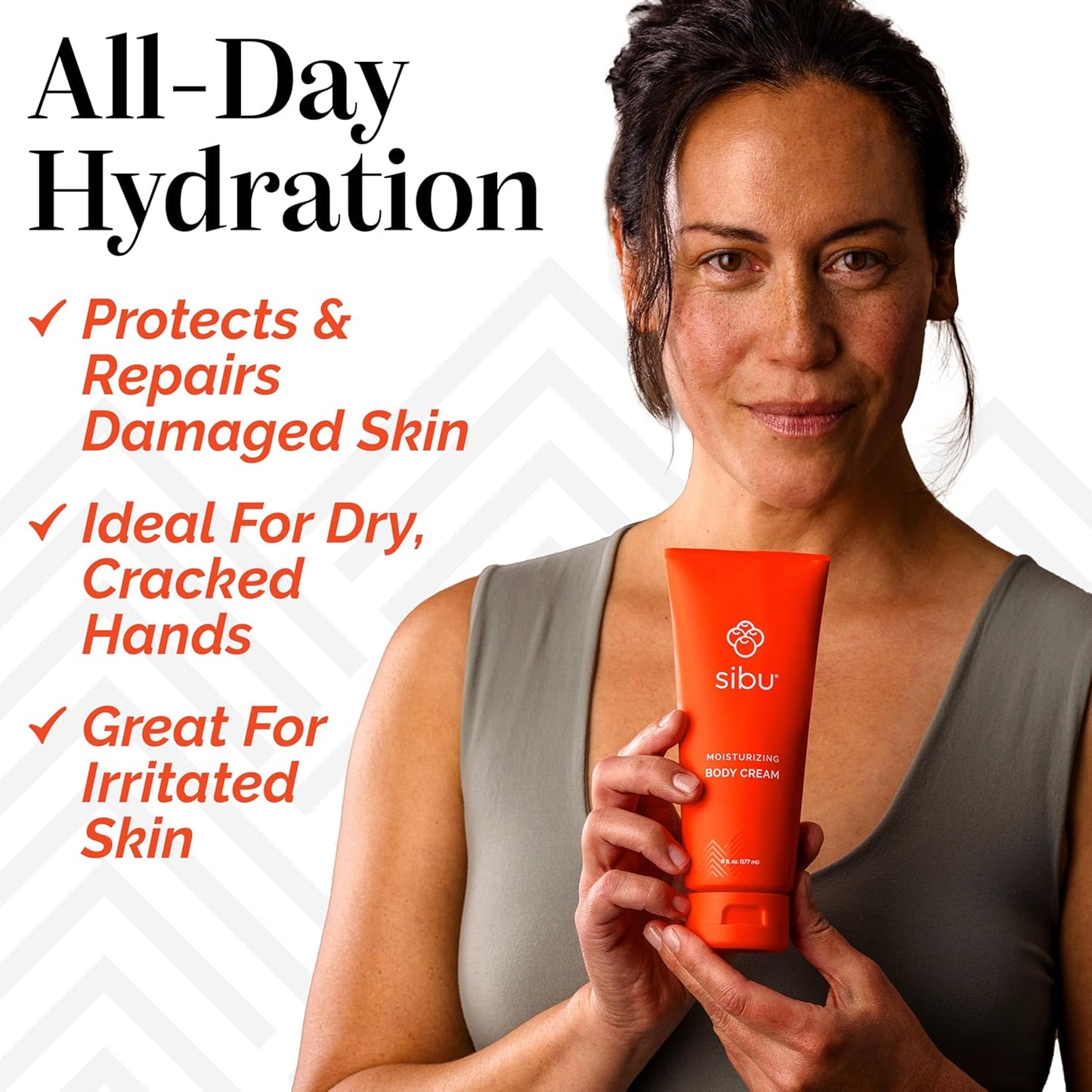 sibu Moisturizing Body Cream, Lotion Made From Premium Himlayan Sea Buckthorn (6oz) – Lightweight & Hydrating Moisturizer That Protects & Repairs Skin