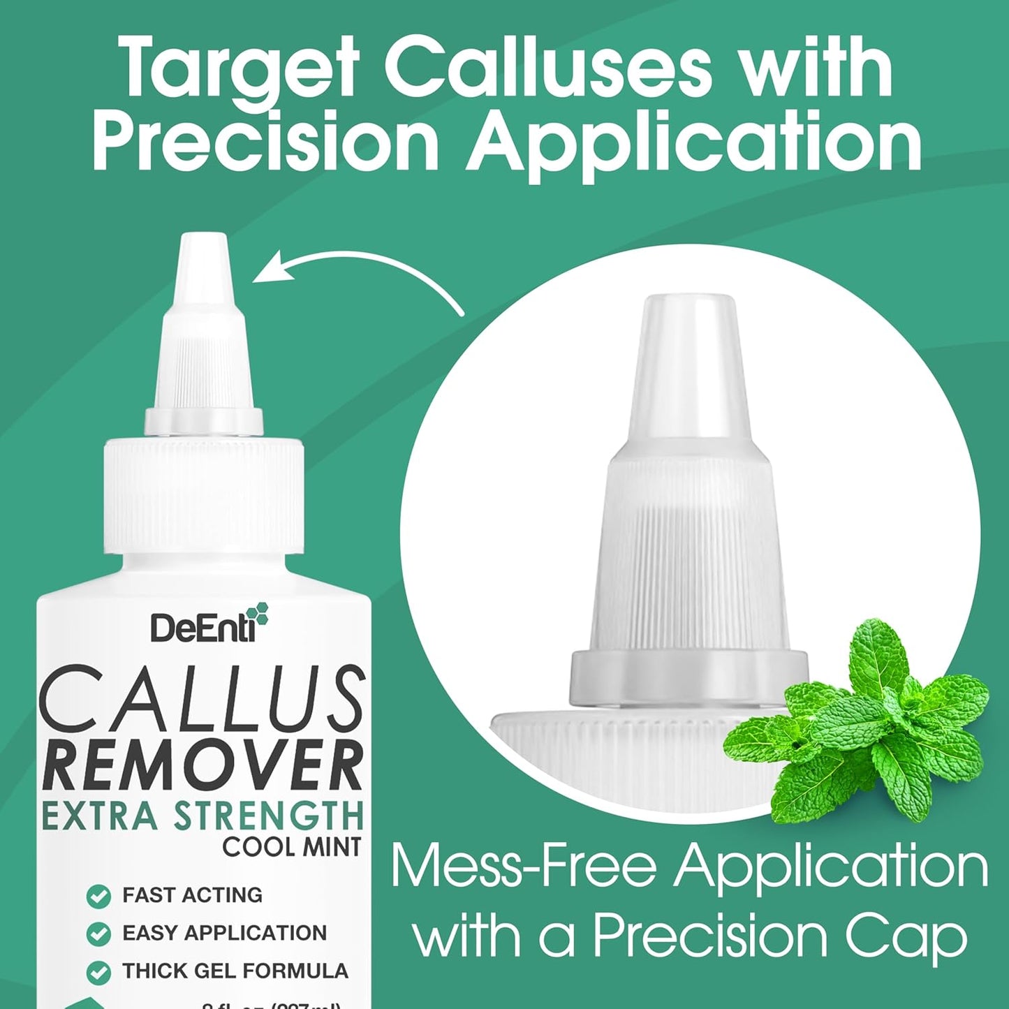 DeEnti Callus Maintenance Pack, Bundle Includes Mint Scented Callus Remover, Metal Foot Rasp, Foot File, and 4 Pairs of Gloves, Salon Grade Foot Care, Home Manicure and Pedicure Kit