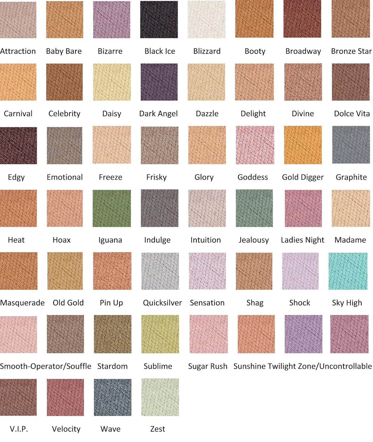 Jolie Frost Eye Shadow - Mid Size 3 g (Frisky)