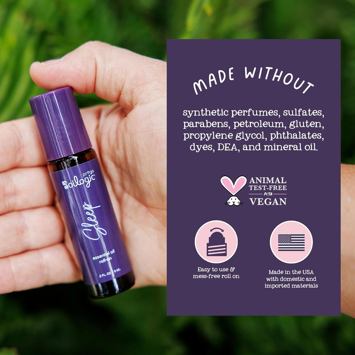 Oilogic Roll-On Essential Oils Set for Pregnant Women - 100% Pure Essential Oil Roller for Pregnancy - Sleep, Comfort, & Wellness Blends Safe for Pregnant Moms, 0.3 Fl Oz (Pack of 3)