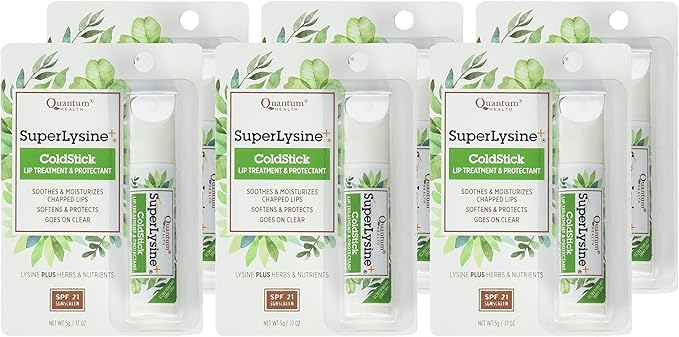 Quantum Research Coldstick,Super Lysine, 0.17 Ounce (Pack of 6)