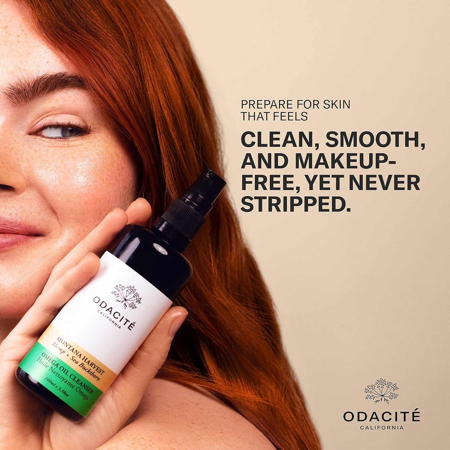 ODACITE MONTANA HARVEST Hemp + Sea Buckthorn OMEGA OIL CLEANSER