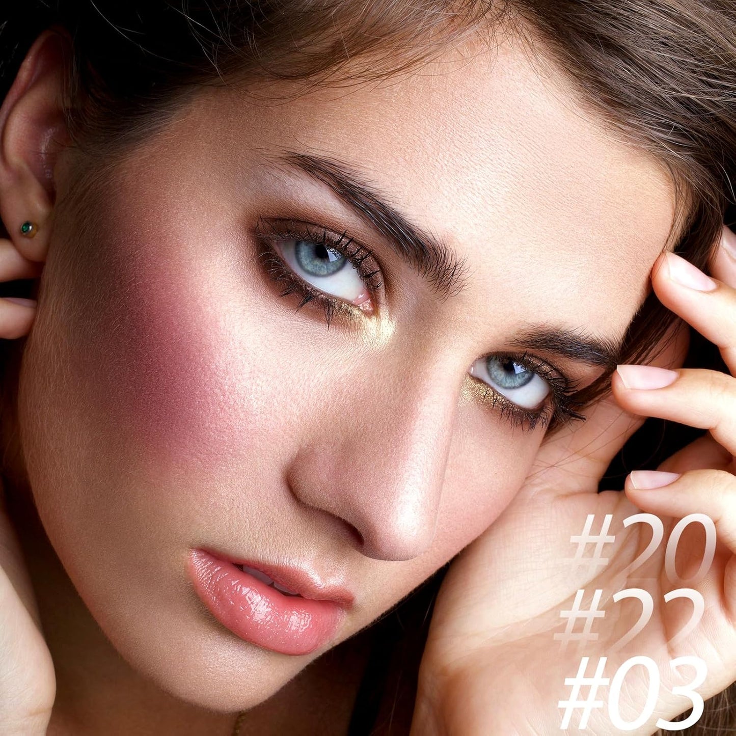 3 Pcs Contour Stick Set,Cream Blush & Highlighter Bronzer Pen,Long Lasting & Smooth Natural Face Contouring.LIGHT-WARM