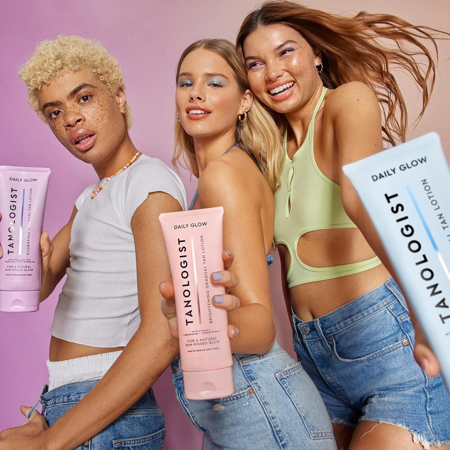 Tanologist Firming Daily Glow Body Lotion- Light/Medium, Gradual Tanning Lotion, No Fake Tan Smell, Streak-Free & Natural Looking Self Tanner, Toning, Vegan, 8.45 fl. oz/250 ml Tube