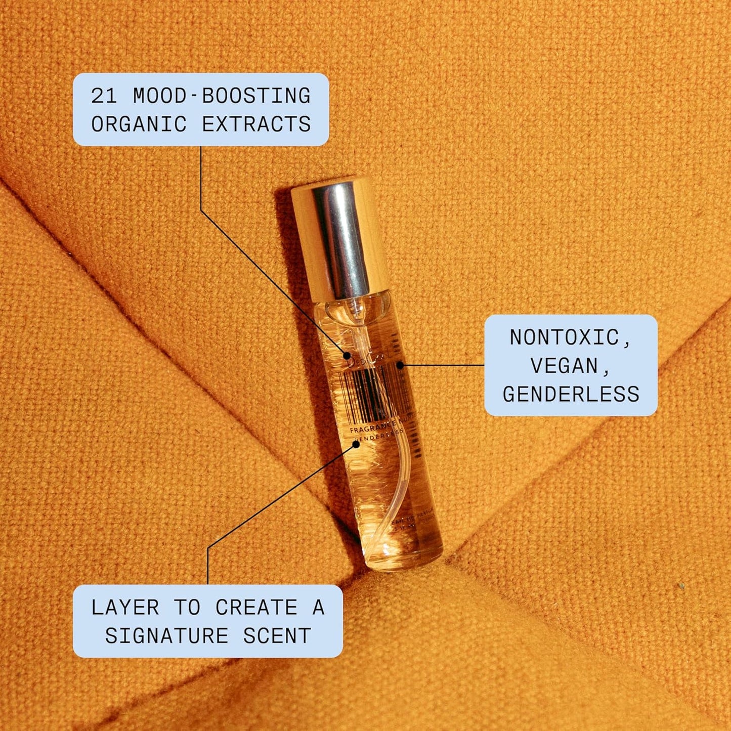 DedCool Eau de Parfum (Red Dakota- 0.5 fl oz) w/Notes of Gardenia, Amber, Bergamot, Perfume for Men and Women, Luxury Fragrance, Long Lasting, w/Essential Oils, Non-Toxic, Vegan, Fragrance For All