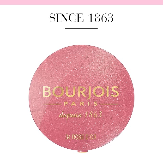 Bourjois Blush for Women, No. 34 Rose d'or, 0.08 Ounce