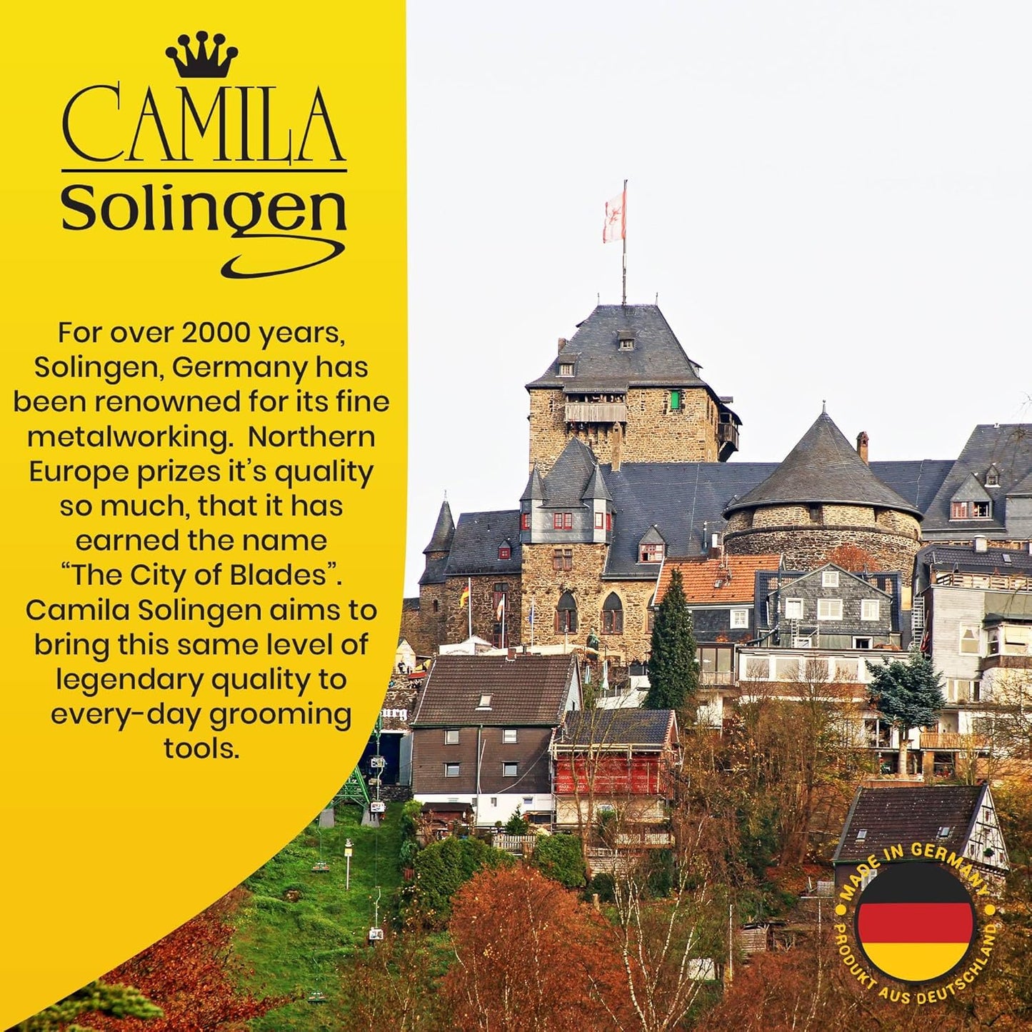 CS12 Professional 4" Fingernail Toenail Nipper/Clipper/Cutter for Manicure/Pedicure. Heavy Duty Precision Super Sharp Curved Stainless Steel 15mm Blade from Solingen Germany (Silver)